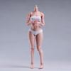 Scale Female Action Figure Flexible Joint Action Figure Body Model with Various Detachable Leg and Hand Accessories Slim 1/6 Body, 12-Inch (White
