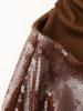 Women's Winter 2024 Sequin Spaghetti Strap Backless Maxi Dress - European & American Style Fashion