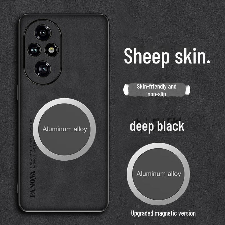 

Магнитный чехол из овчины для Huawei Honor 200 Pro — защита объектива 5G, полная защита от падений. Honor 200 Pro