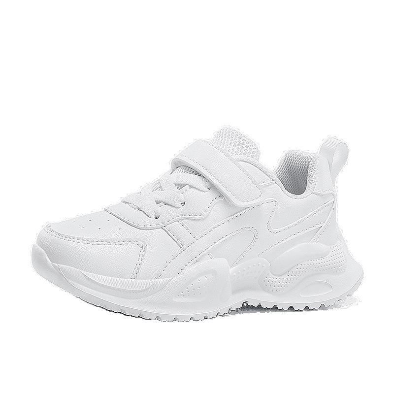 Children's Waterproof Leather Sneakers - Boys' Running & Girls' Casual Shoes for Autumn/Winter