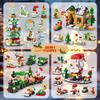 TOYLINX DIY Toys Christmas Series Building Block Education Set Kids with Multiple Christmas Elements for Holiday Decorations