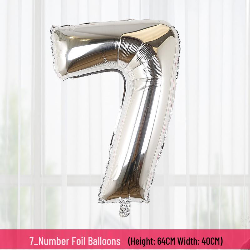 32" Rainbow Jelly Gradient Aluminum Foil Balloon for Birthday, Festival, Wedding Party Decorations