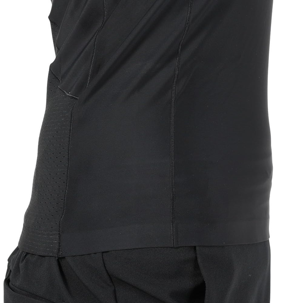 Skins Stretch Shirt Long Size 18221510 SERIES-5 Top, Sleeve, Women's, Black, L,