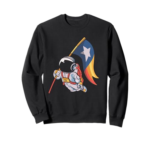 Houston Space City Astronaut Flag Sweatshirt