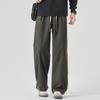 Anyang Lyocell Loose and Breathable Men's Casual Pants Fashionable Solid Color Autumn and Winter Trend Loose and Versatile Straight Tube