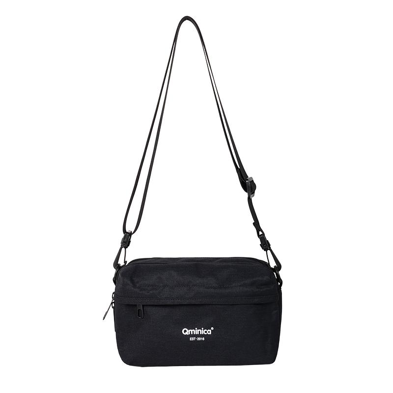 Black Waterproof Multifunctional Travel Passport Chest Bag - Portable, Large Capacity Crossbody Stroller Bag