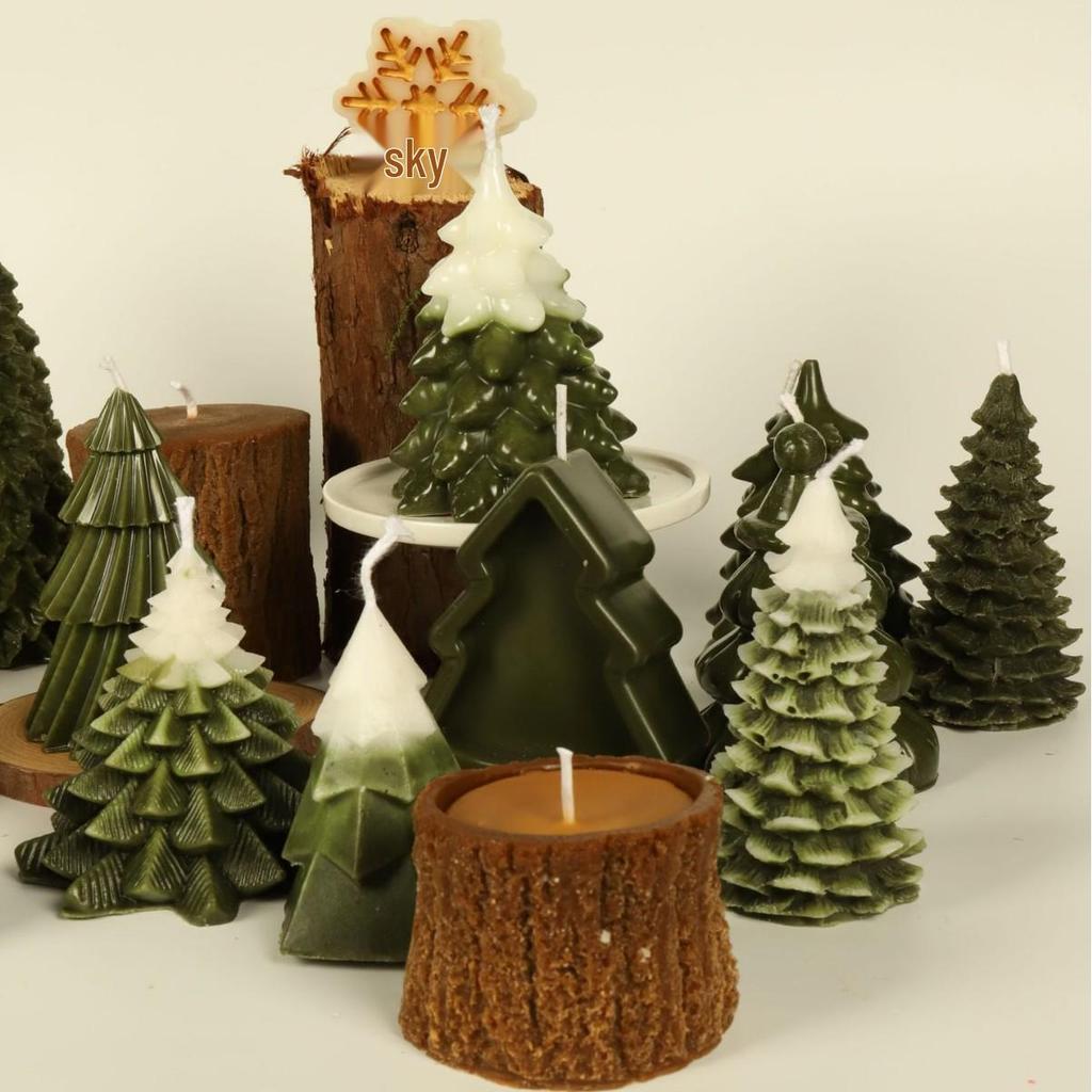 Christmas Scented Atmosphere Candles and Imitation Ornament Gifts