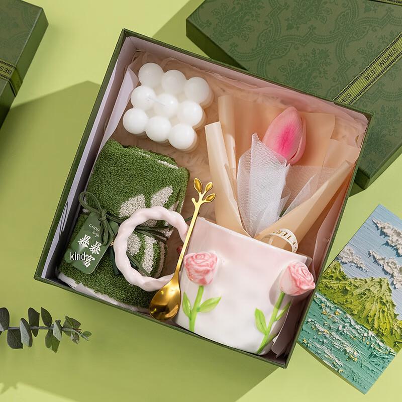 Teacher s Day & Mid-Autumn Embossed Mug Gift Set