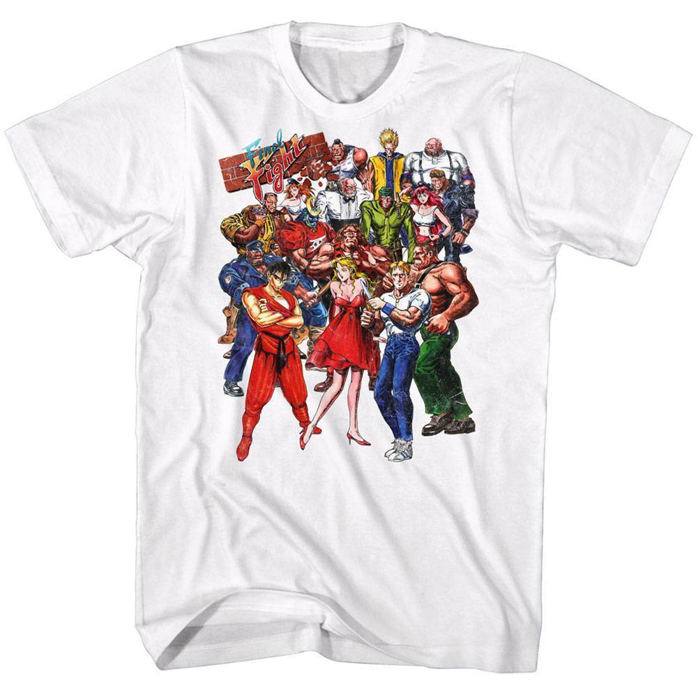 Final Fight Arcade Characters Men T Shirt XL