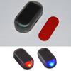 Universal Car Led Light Security System Warning Theft Flash Blinking Fake Solar Alarm