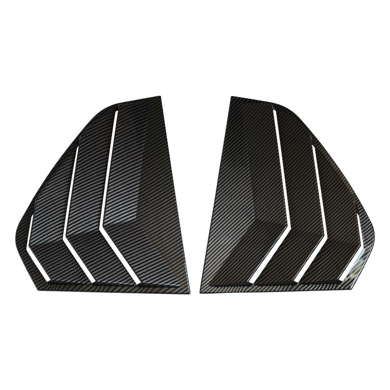 2PCS Window Louver Shutter For Volkswagen VW Golf 8 MK8 + Car Rear Louver Window Side Shutter Accessories