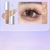 Streaming barevné oční stíny, perleťové třpytivé vločky pro rozjasnění světla, tekutý make-up očních stínů bource morušového