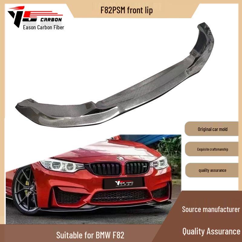 PSM Style Carbon Fiber Front Spoiler for 2014-2020 BMW M4 F82