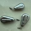 Ringed Chicken Heart Fishing Sinker Flat Sinker with Hanging Ring for Casting Rod and Sea Fishing.