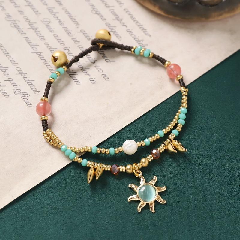 Vintage exotic style woven bracelet niche design Tibetan hand rope women's bracelet accessories