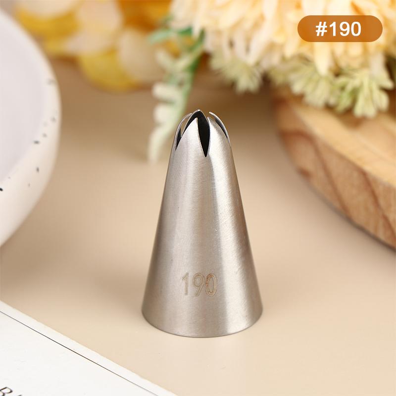 1/4 Stück Edelstahl Tortendekorations-Tüllen Blume Spritztülle für Cupcake Sahne Gebäck Süßwaren