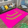 1pc Office Printed Area Carpet, Juventus Football Club Rug, Home Sofa Chair Mat For Christmas and Halloween Décor