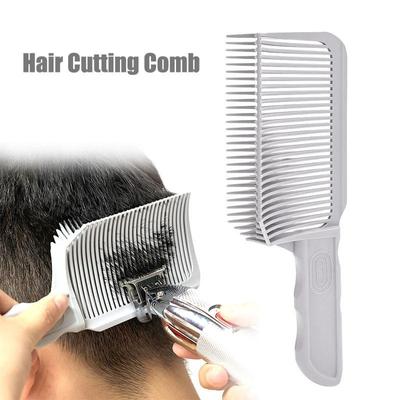 1/3PCS Barber Mix Pettine da barbiere per uomo con parte superiore piatta Spazzola anti-sbiadimento resistente al calore