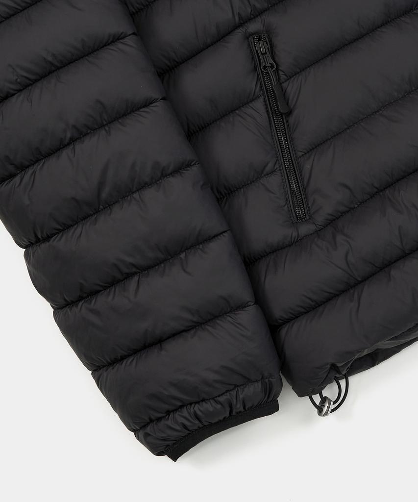 Excontainer Lightweight Hooded Padded Jacket (Black)