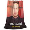Coperta in Flanella Liam Payne Rip Invernale Multifunzione Leggera Plaid per Letto Divano Trapunta