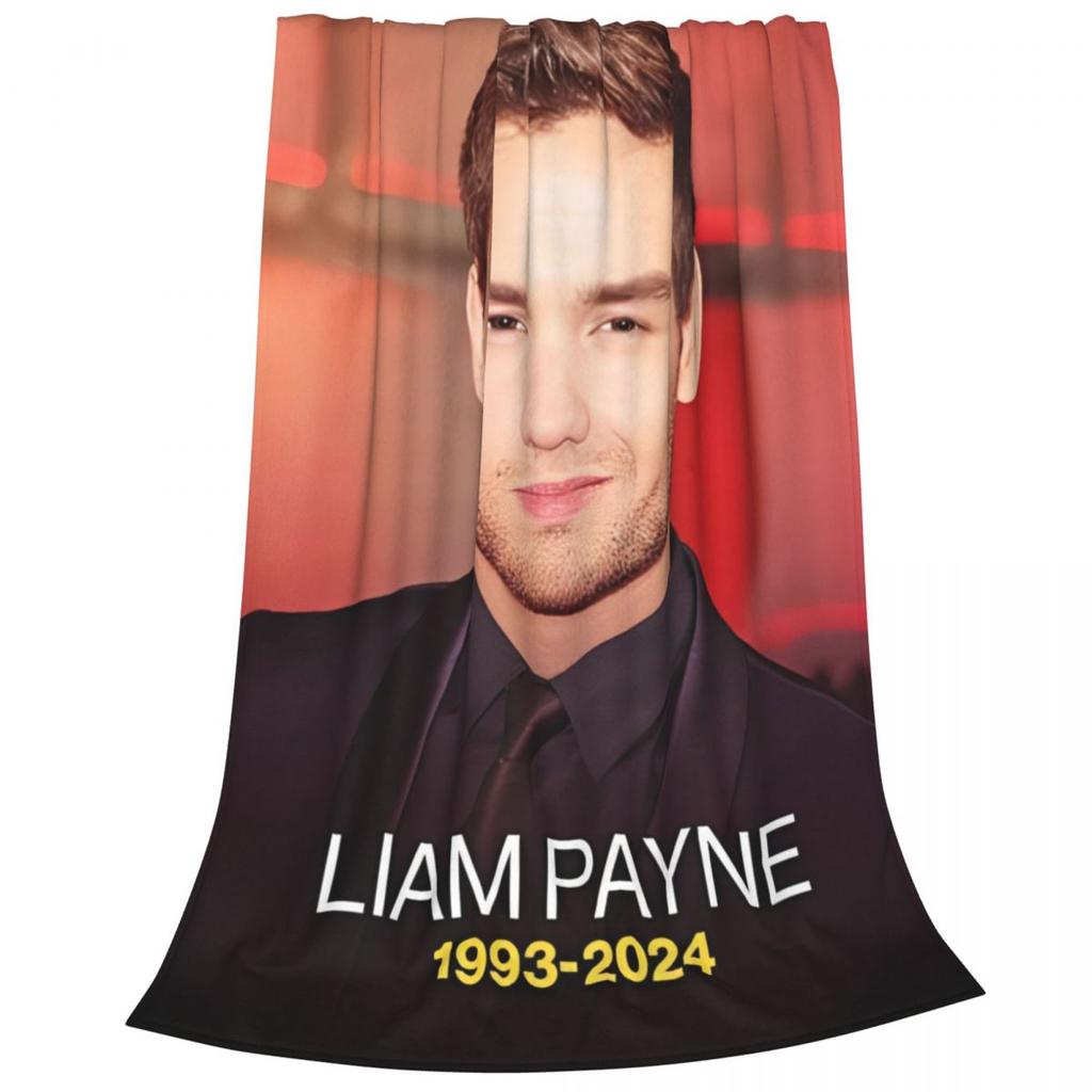 Coperta in Flanella Liam Payne Rip Invernale Multifunzione Leggera Plaid per Letto Divano Trapunta