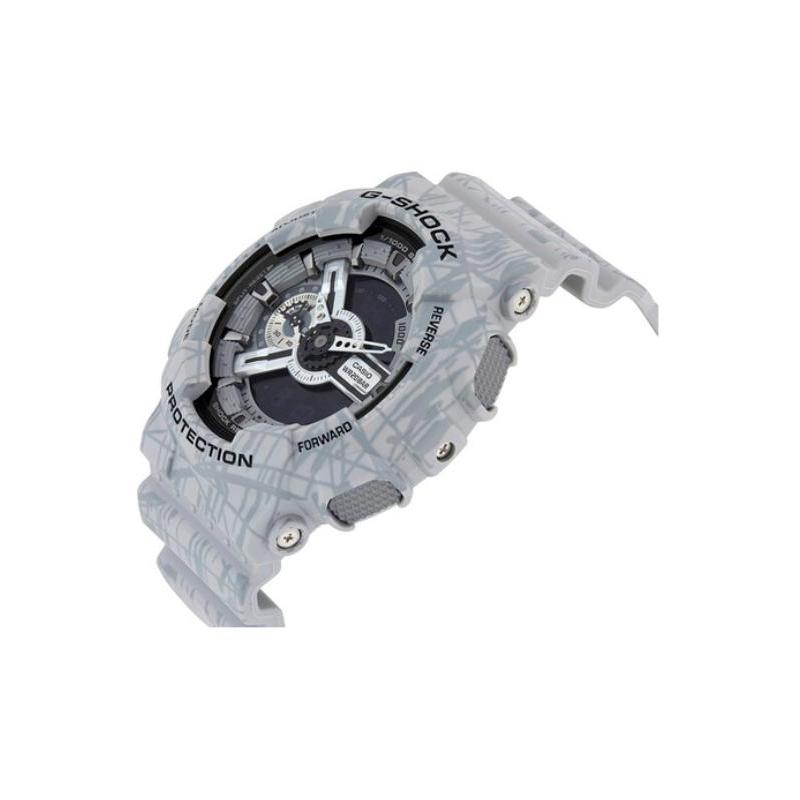 Casio G-SHOCK SLASH PATTERN theme series marble burst fashion trend street automatic LED lighting calendar quartz movement Japanese and GA-110SL-8