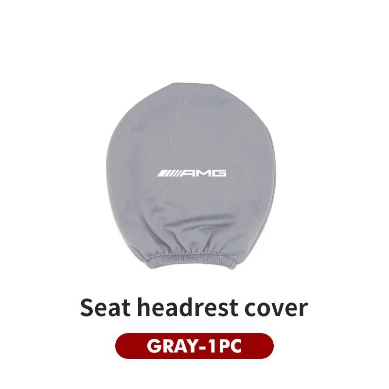 

Car Seat Headrest Pillow Anti-Dirty Elastic Protective Cover For Mercedes Benz AMG W204 W205 W203 W211 W201 W210 W108 W124 W126