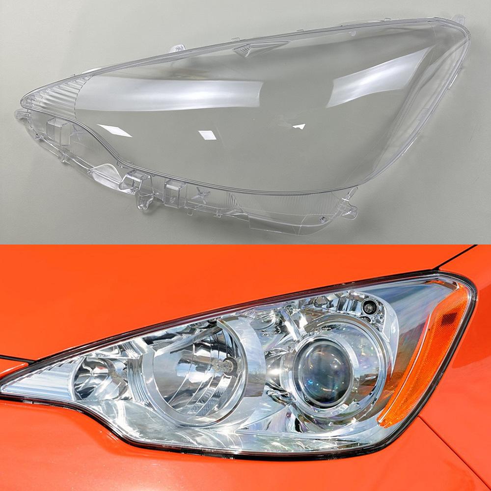 

For Toyota Prius C 2012 2013 2014 Front Headlamp Cover Transparent Lampshades Lamp Shell Masks Headlight Shade Lens Plexiglass Left