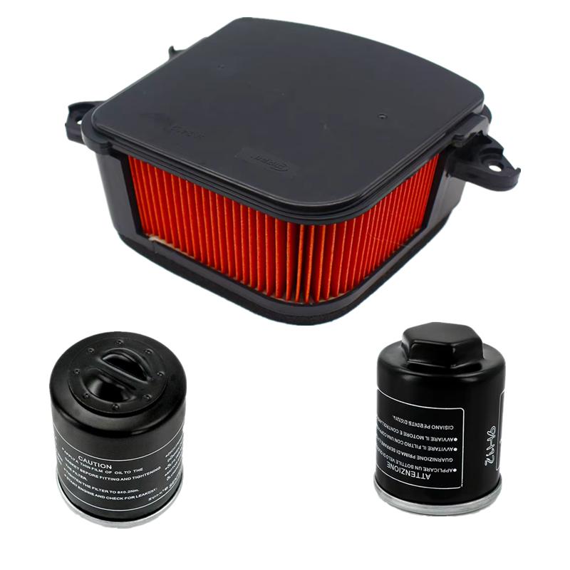 Motorcycle Air Filter For HYOSUNG GV300 QH300-A QM300 GV300S Classic Engine Air Intake Cleaner Oil Filter