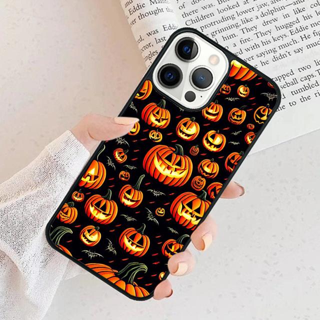 Halloween Aesthetic Phone Case For iPhone 17 Air 16 15 14 plus 12 13 Pro max Soft Bumper Shell Cover coque