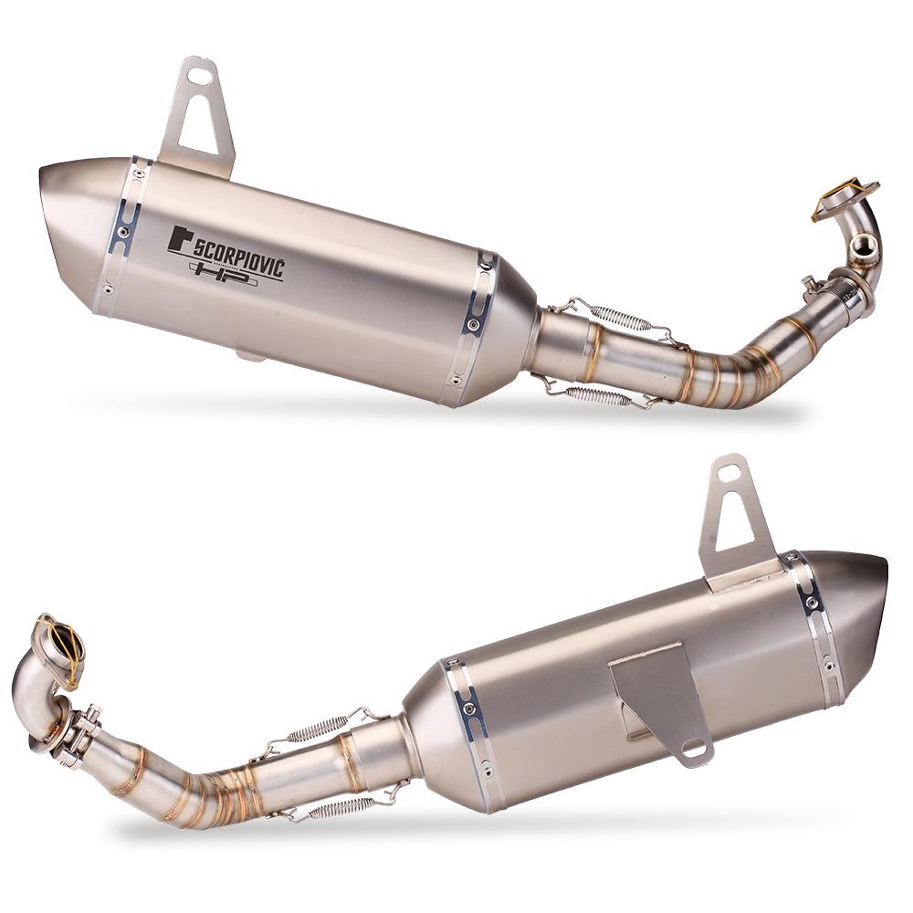 Vespa GTS300 Exhaust Modification Set – Front & Full Section Pipe