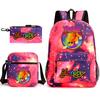 Poppy's Game Time Starry Sky Elementary School Bag Nightmare Animal Large Capacity Backpack Three-piece Set