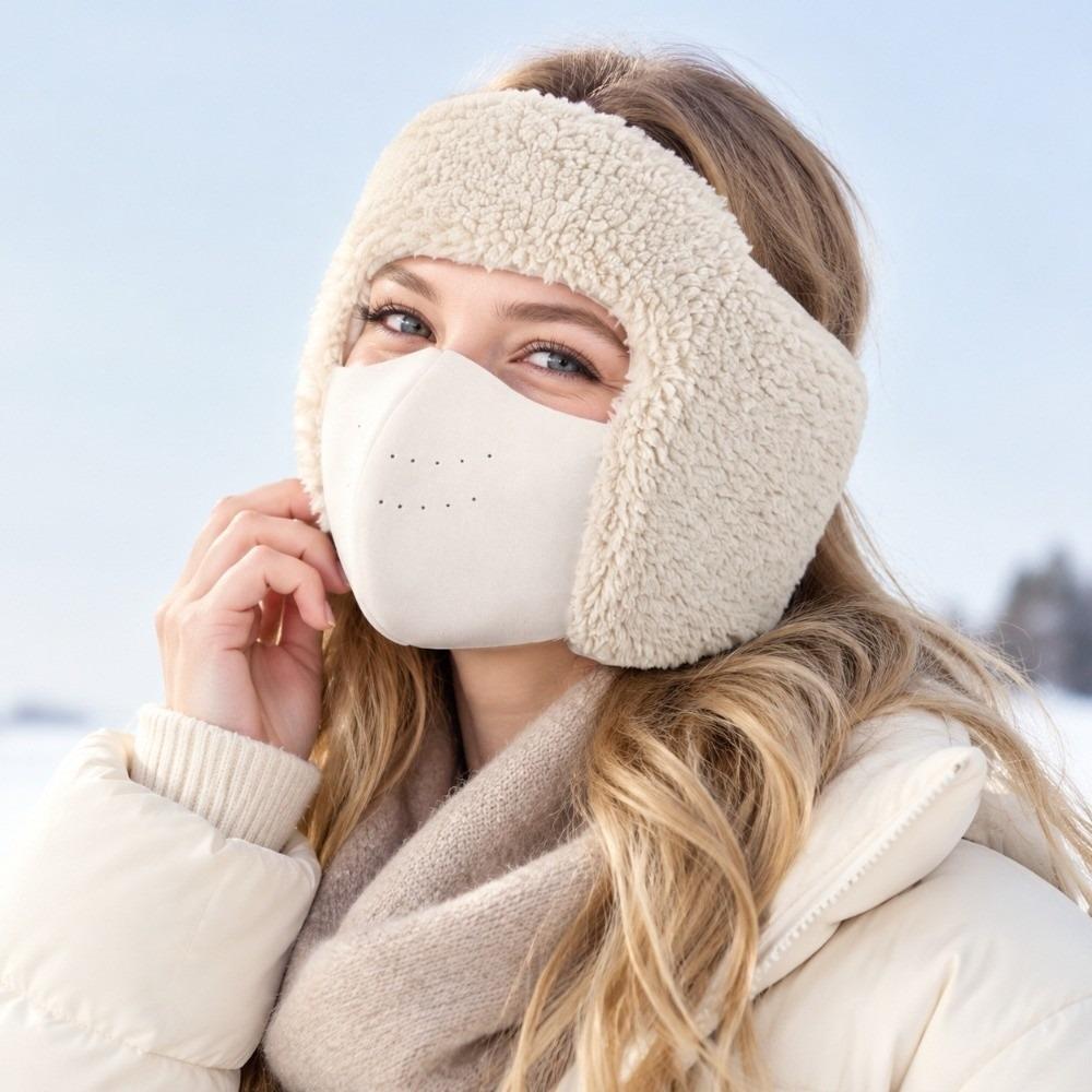 Warm Ski Mask Windproof Face Cover Fashion Ear Muffs  Outdoor Work
