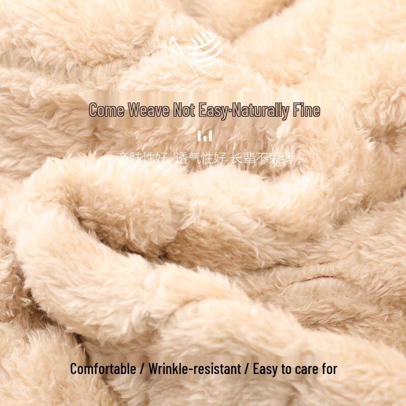 Elderly Women's Plush Lined Winter Vest