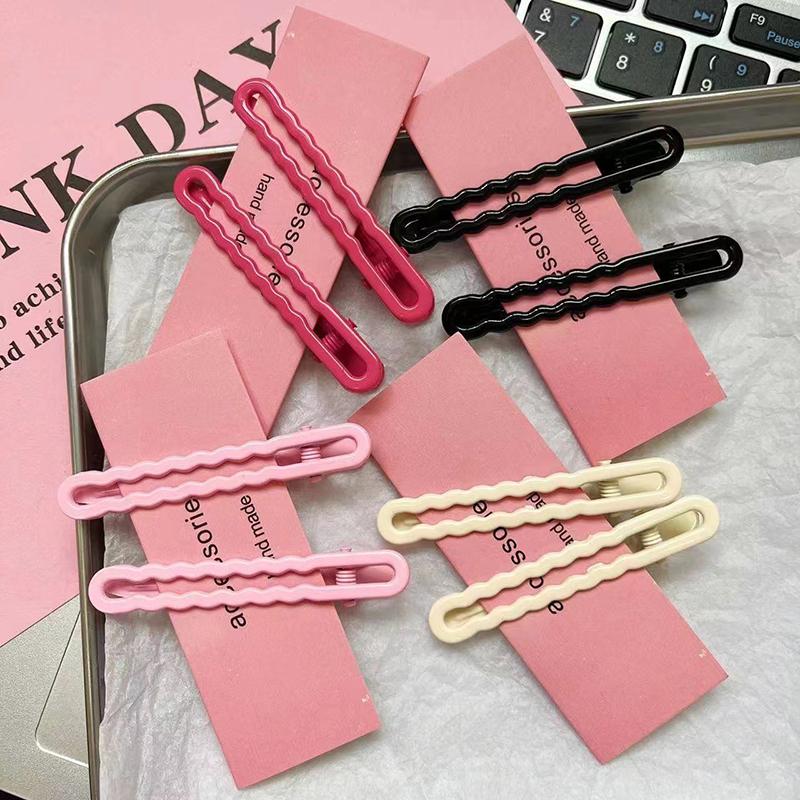 Pinces à cheveux bec de canard à vagues fines colorées, pinces à cheveux BB, pinces latérales pour filles, femmes, enfants, accessoires pour cheveux, décoration, cadeau