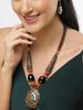Latest Stylish Traditional Tibetan Pendant Necklace Jewellery Set for Women