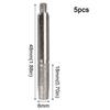 5PCS 4/5/6mm Grinding Head Cylindrical Burr Chainsaw Sharpening Kit Sharpener Grinding Head For Metal Processing CNC Machining