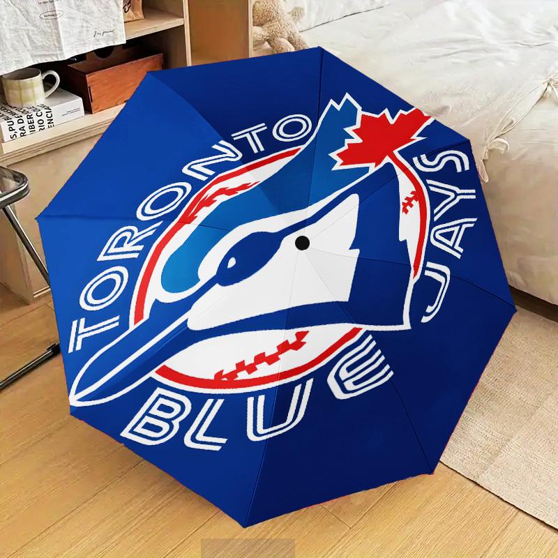Toronto Jays Umbrella Folding umbrella, automatic umbrella 8-Frame for Travel, camping Use Gift for Halloween Christmas