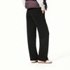 Li Ning Sports Lifestyle Series Comfortable Casual Simple Straight Thick Versatile Fleece Lined Warm Knitted Sweatpants Women bottoms AKLV958-4