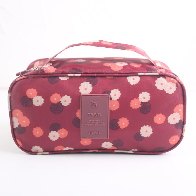 Travel Tote Portable Travel Storage Bag Multi-function Bra Underwear Organizer Bags Toiletry Cosmetic Case for Outdoor Travel