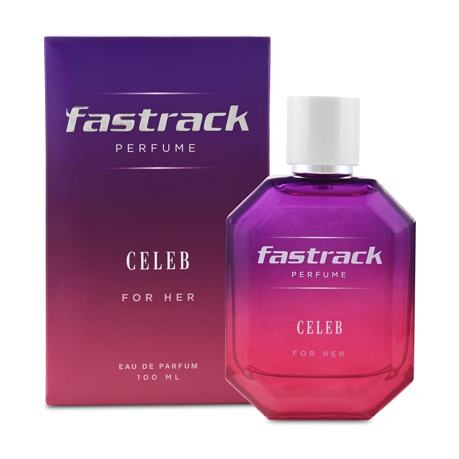 

Fastrack Perfume Celeb |Perfume for Women | 100ml EDP | Long lasting perfume | Notes of Pink Pepper, Praline & White musk |Crafted in France| 100ml