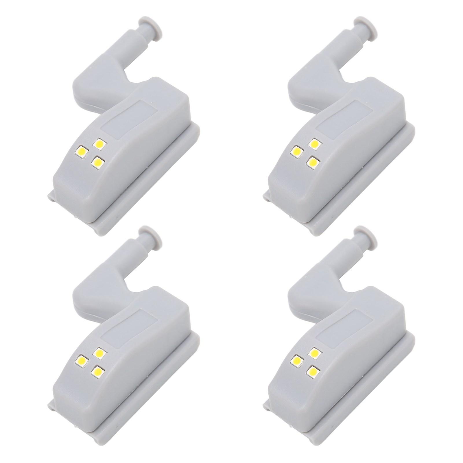 

10 Sets Hinge LED Light High Brightness ABS Cabinet Hinge Light with 3 LED Lamp Beads Hinge Lights for Wardrobe Cabinet Type 2