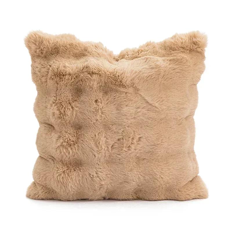 1PC Super Soft Plush Pillow Case Winter Throw Cushion Cover for Sofa and Bedside Living Room Nordic Decorations Pillowcase