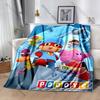 Cute P0c0y0 Theme Print Blanket Warm Soft and Comfortable Home Travel Blanket Sofa Bedding Cover Blankets Gift for Boys Girls