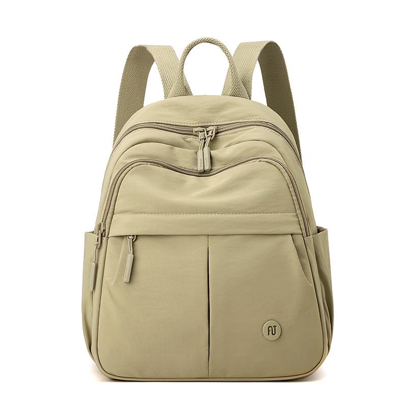 Reiserucksack mit großem Fassungsvermögen, einfarbiger Damenrucksack