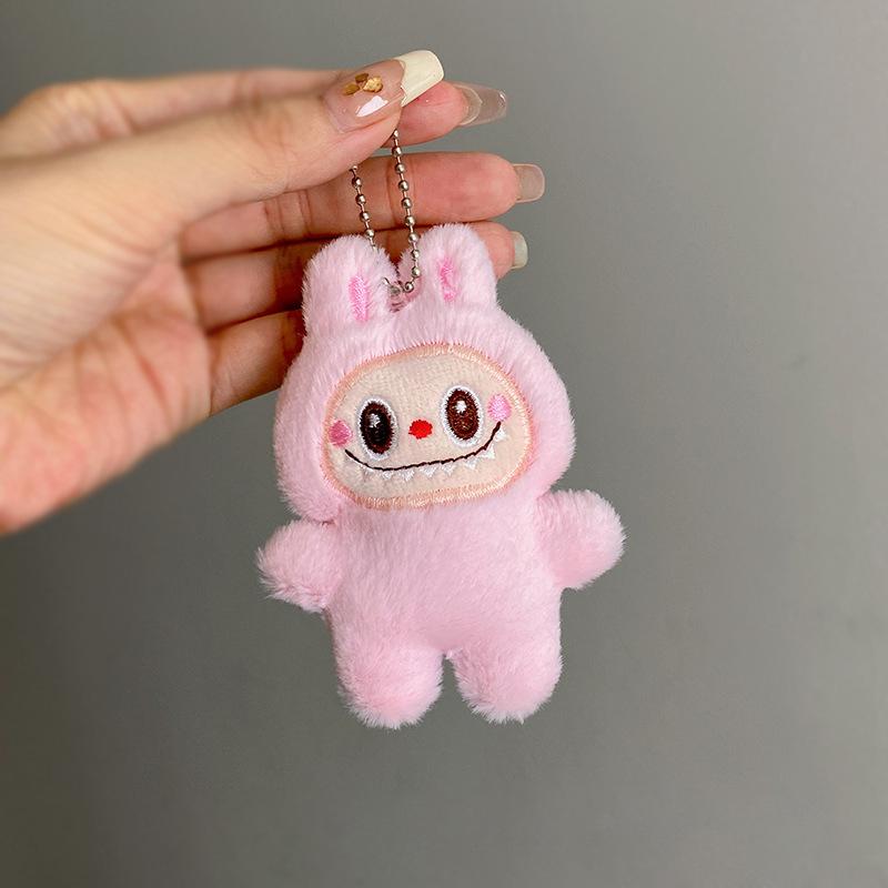 Cartoon Plush Cute Rabbit Doll Doll Pendant School Bag Decoration Keychain