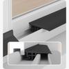 50Cm Home Window Water Blocking Bar Sliding Window Rain Weatherstrip Balcony Insulation Windproof Sealing Strip Flashing Board