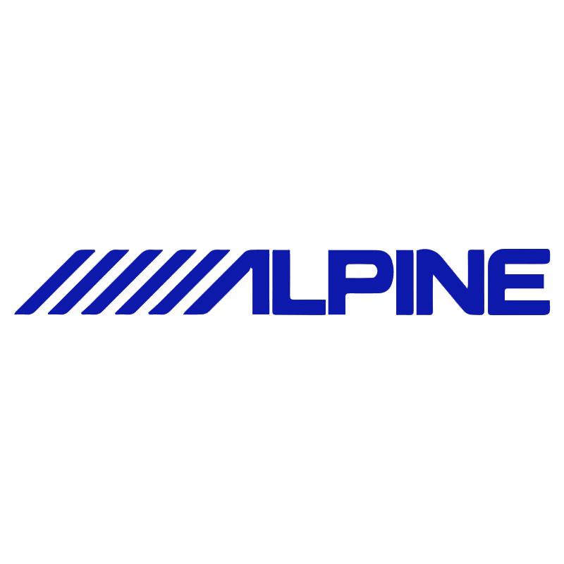 

Personality Alpine Logo Car Sticker Tuning Laptop Trunk Vinyl Decal Cover Scratches Waterproof PVC Wholesale 15CM синій