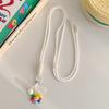 Brand-New Adjustable Mobile Phone Lanyard, Crossbody Long Rope, Neck Lanyard, Fashionable Cartoon Sunflower Universal Pendant