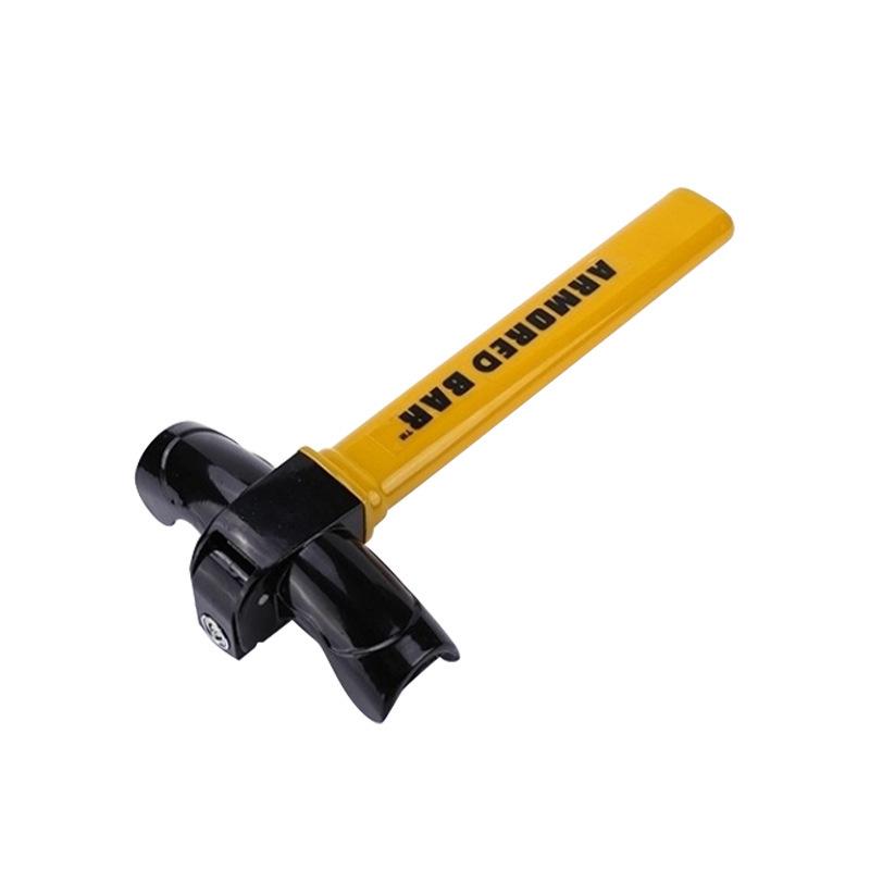 T-Type Heavy-Duty Car Steering Wheel Lock: Multi-Function, Anti-Theft, Metal Baseball Lock with 2 Keys